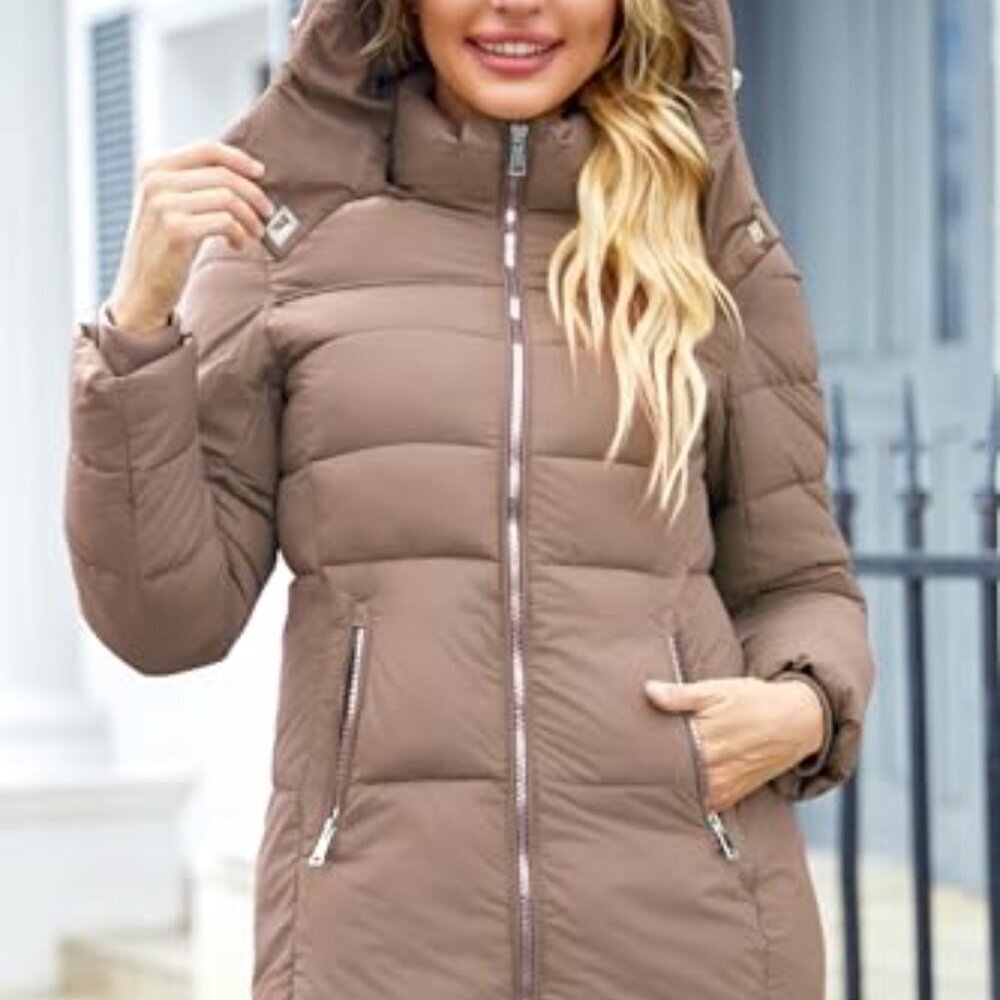 Packable Puffer Jacket Lightweight Thickened Down… - image 4